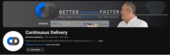 Continuous Delivery YouTube channel